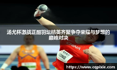 汤尤杯激战正酣羽坛精英齐聚争夺荣耀与梦想的巅峰对决